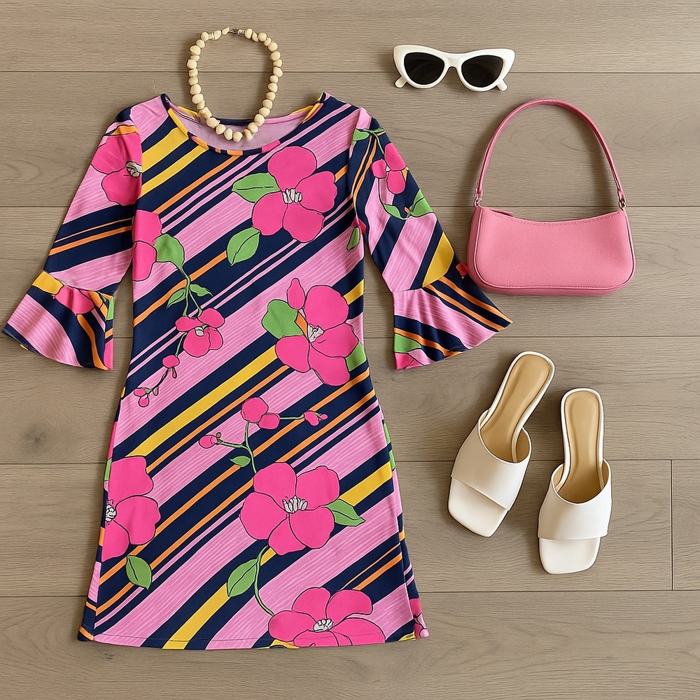 Tori Richard floral dress
